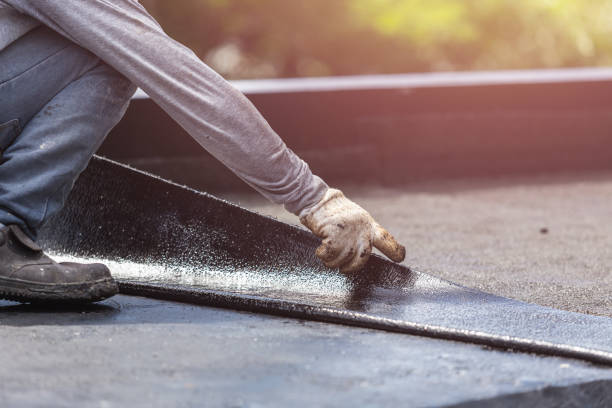 Professional Emergency Waterproofing technician working in Jersey City, NJ